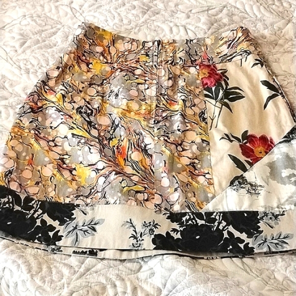 Leifnotes Woman's Multi Color Lined Mini (3 Different Pattern) Skirt, Size: 2 - Picture 8 of 12